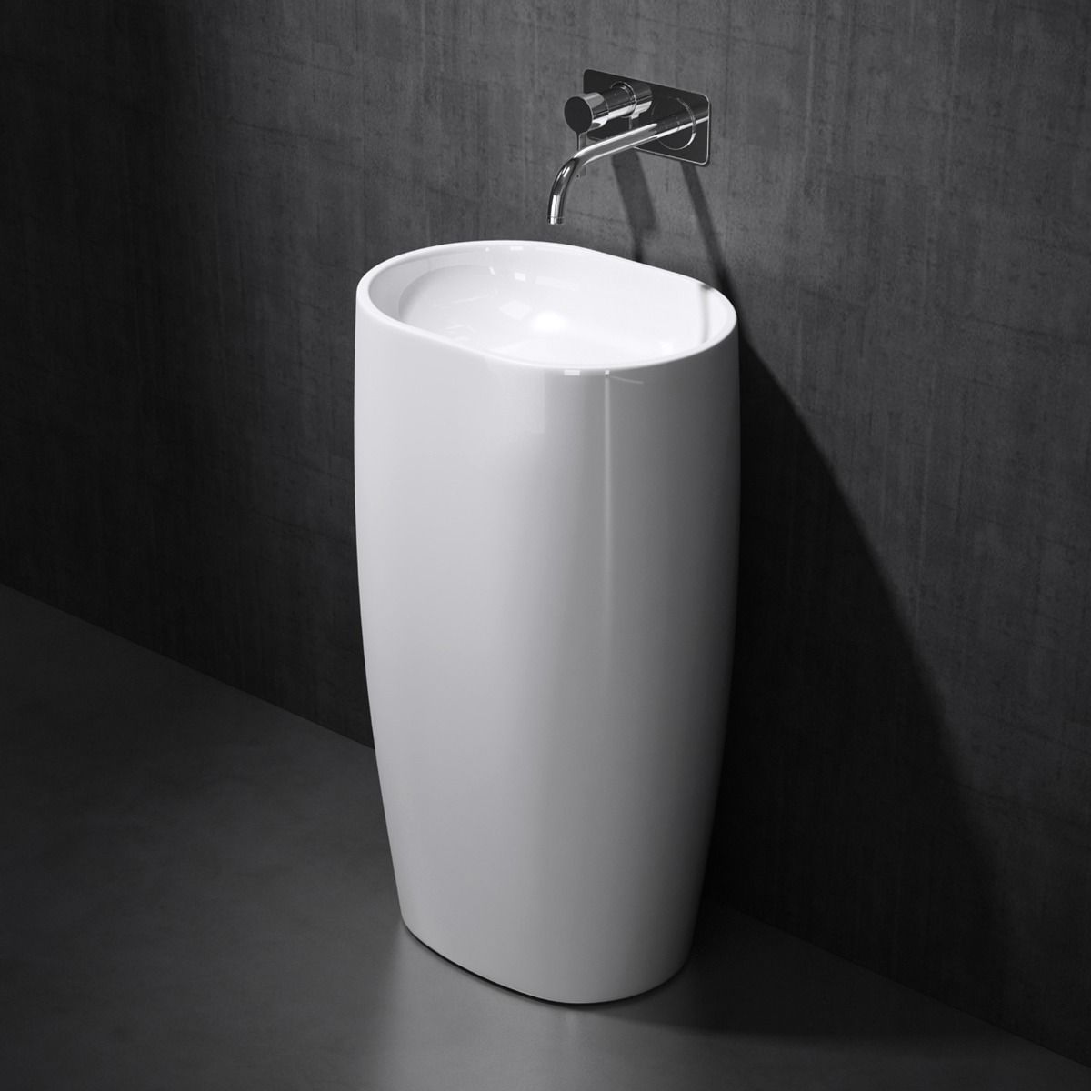 Lavoar stativ EGO 32, compozit marmura, fara gaura baterie