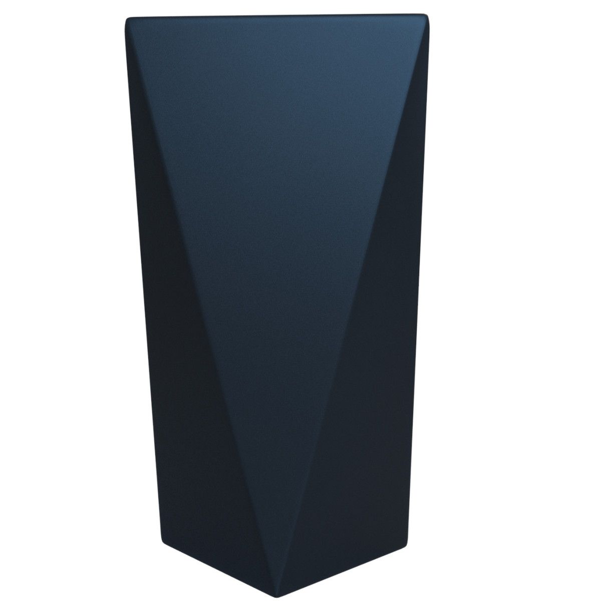 Lavoar stativ Enrico, Negru Mat, Power Colour, 47x47x83 cm, montaj pe podea, ceramica sanitara