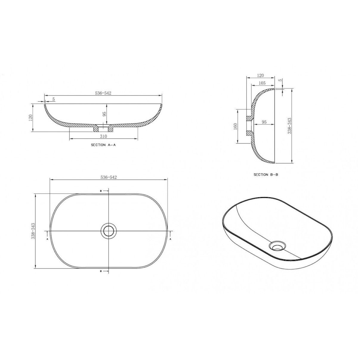 Mobilier de baie EGO-BELLA din compozit mineral cu doua lavoare, MDF, 180 x 55 cm, Alb Mat, Push to open