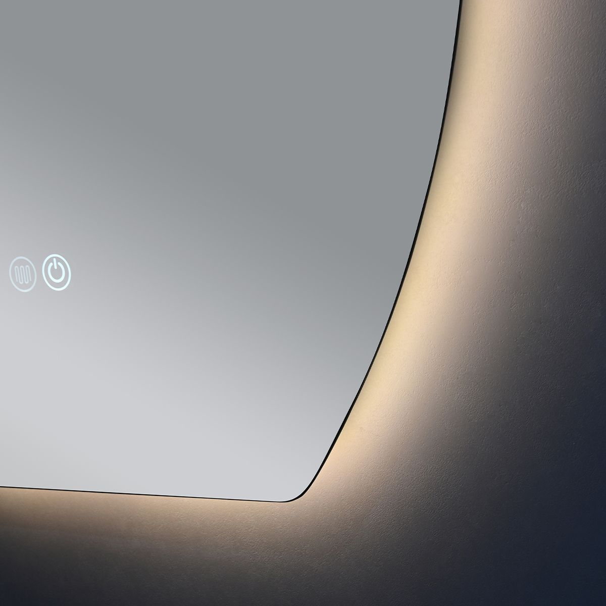 Oglinda Led, Dezaburire si Buton Touch, 5 mm, 3 Culori, Intensitate reglabila, dimensiuni de 60x80 si 70x100 cm, Luna