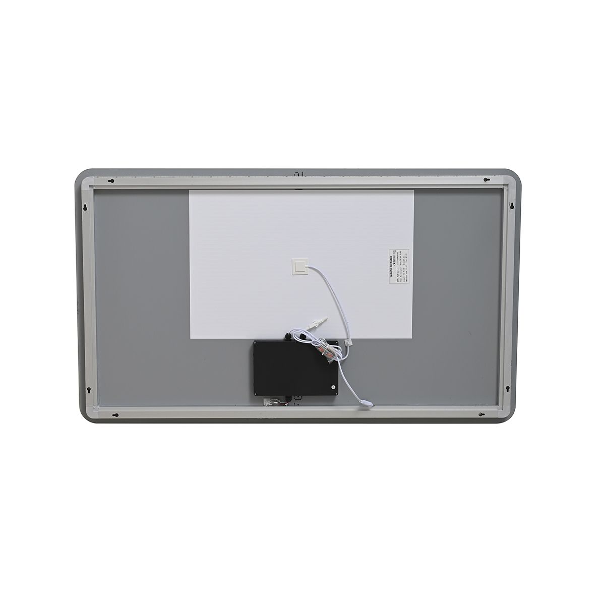 Oglinda pentru baie cu LED, dezaburire si intrerupator touch, 5 mm, dimensiuni: 60-70x80-140 cm, 3 culori reglabile, Louie
