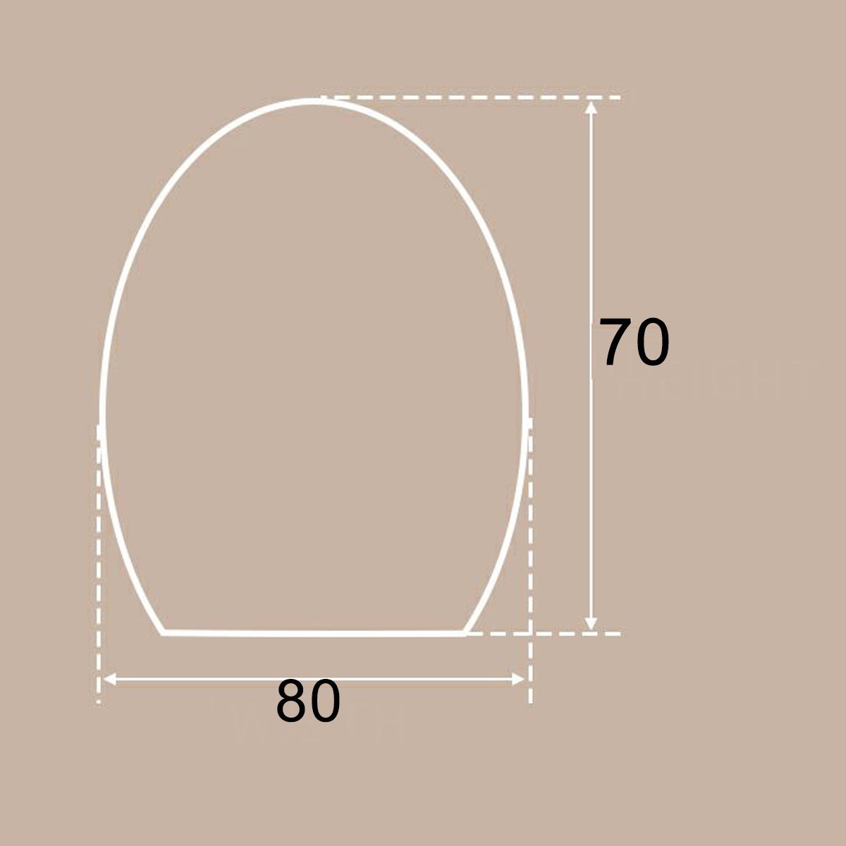 Oglinda smart Led, 5 mm, dezaburire, buton touch, 3 Culori, dimensiune 70x80 cm, Zenit