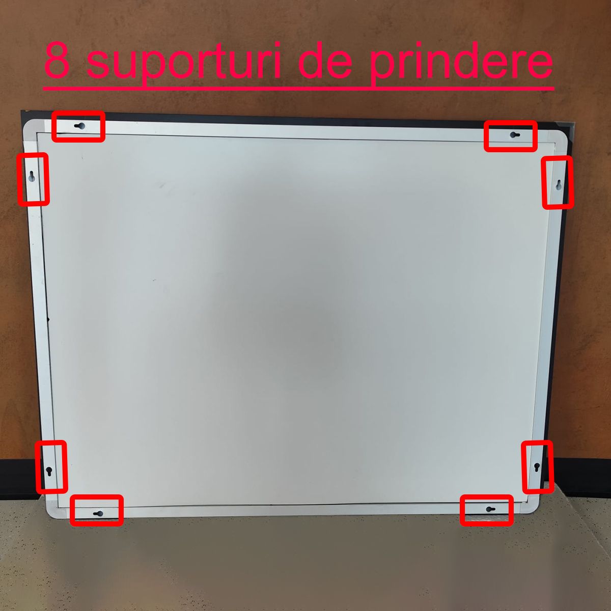 Oglinda, sticla 5 mm, montaj reversibil, dimensiuni 70 x 90 cm, Clara