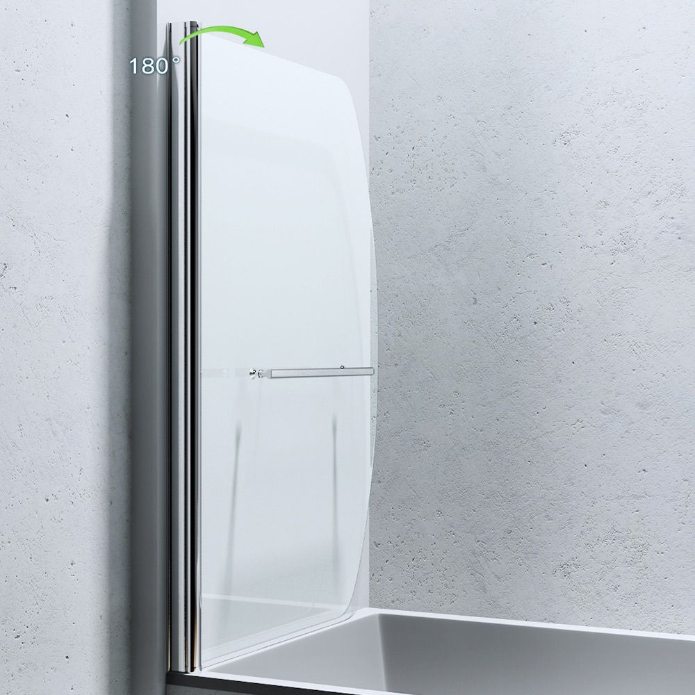 Paravan cada EGO-112, sticla securizata, Transparent sau Mat, 94x140 cm