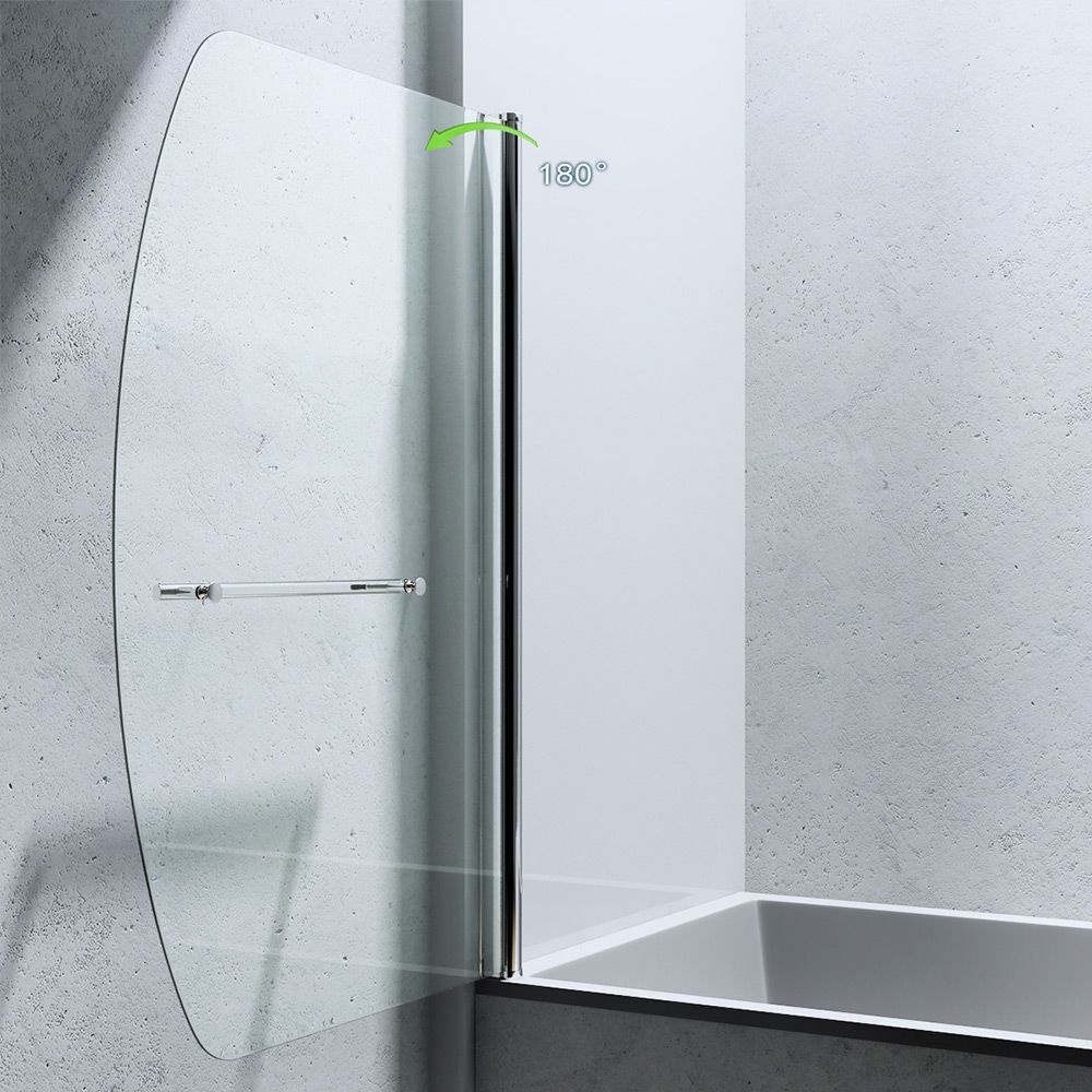 Paravan cada EGO-112, sticla securizata, Transparent sau Mat, 94x140 cm