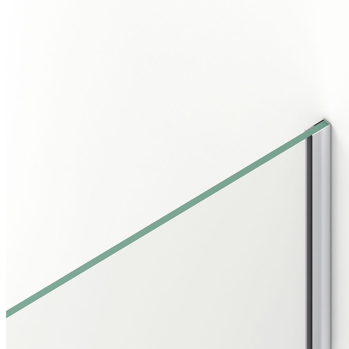 Paravan cada, fix, transparent, profile Crom, sticla securizata 8 mm, 80-90x150 cm , Nora