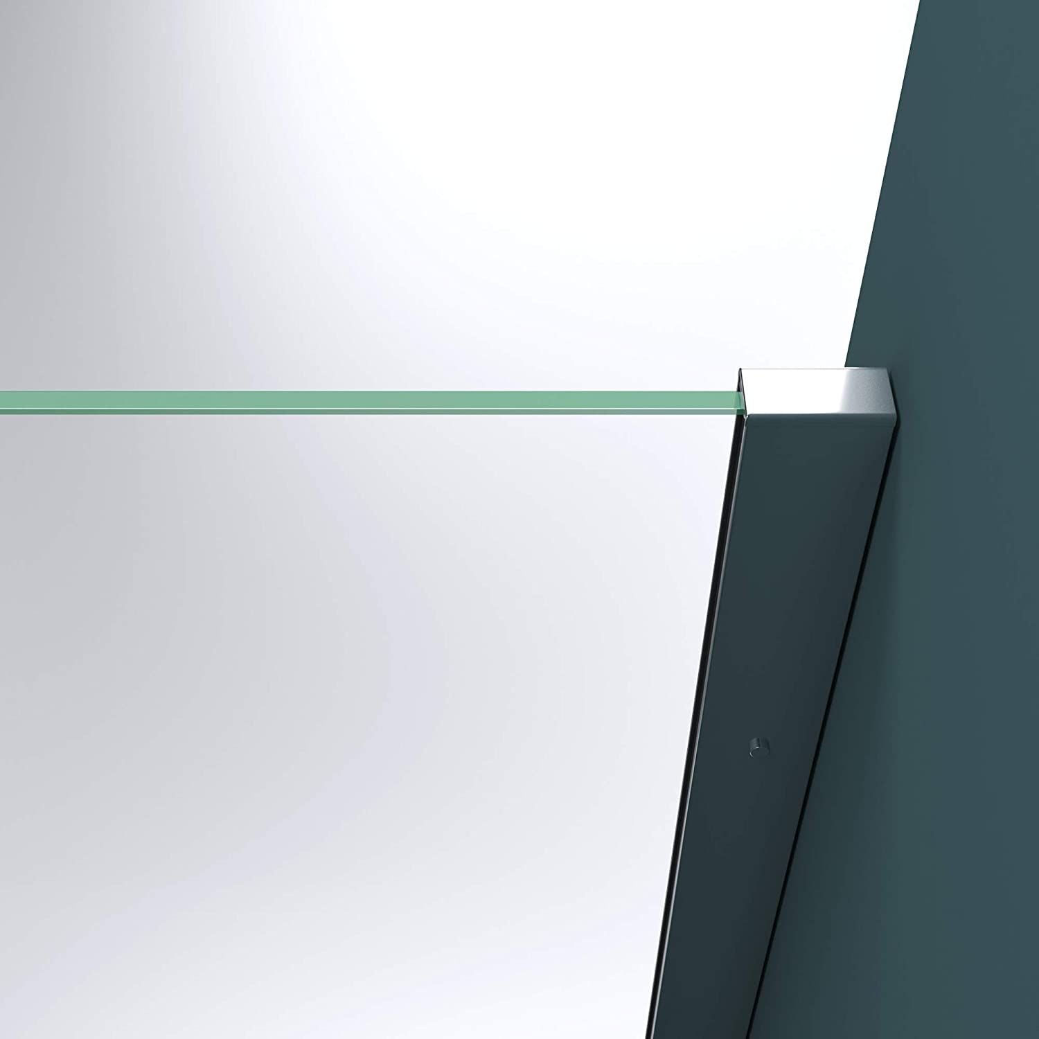Perete dus Walk-In, EGO-01K, sticla securizata 8 sau 10 mm, intre 90-100 cm, Lotus Efect