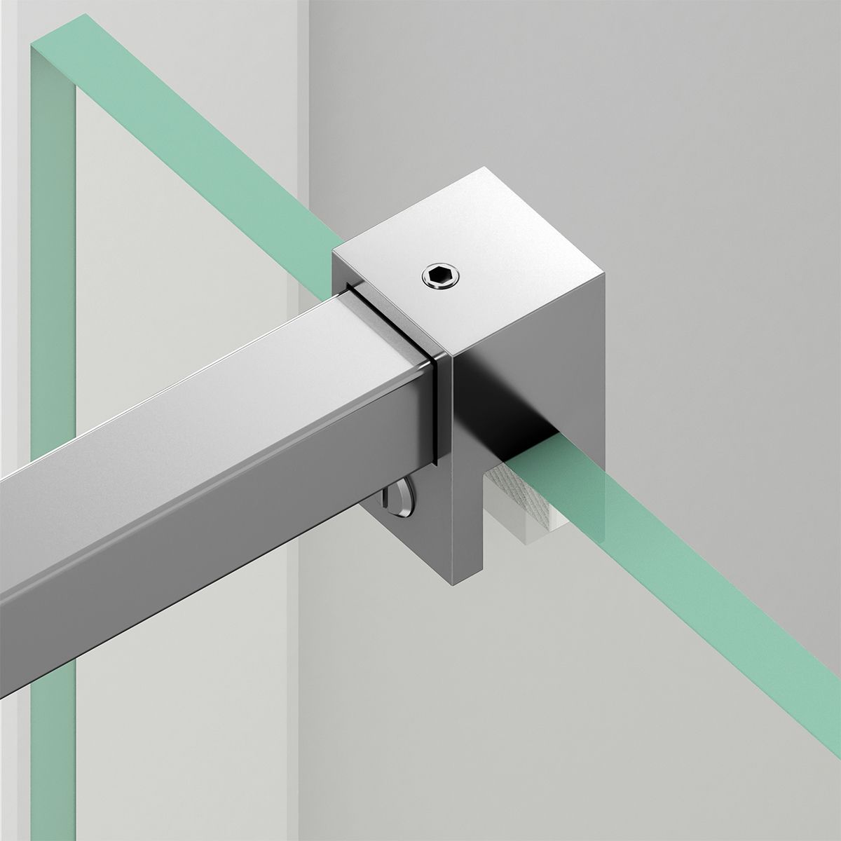 Perete dus Walk-In Ultra-Slim, sticla securizata de 8 mm, dimensiuni 80-160x200 cm, profile crom, Nano Easy Clean, Matia