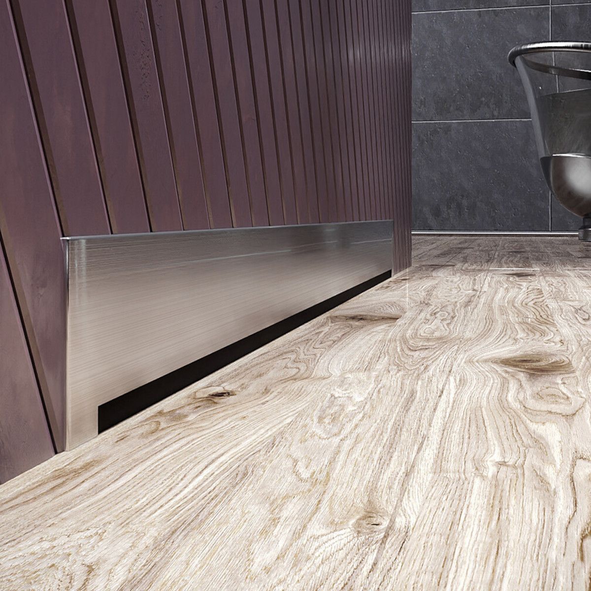Rigola Dus montaj pe perete, sifon Viega, Crom, dimensiune 60, 80 cm, latime 7.4 cm, otel inoxidabil