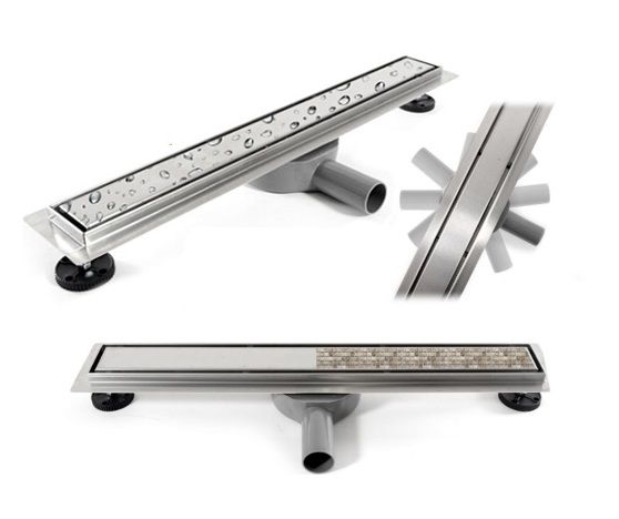 Rigola scurgere dus, EGO-PRO, dimensiuni intre 50-100 cm, 2 fete, inox inoxidabil