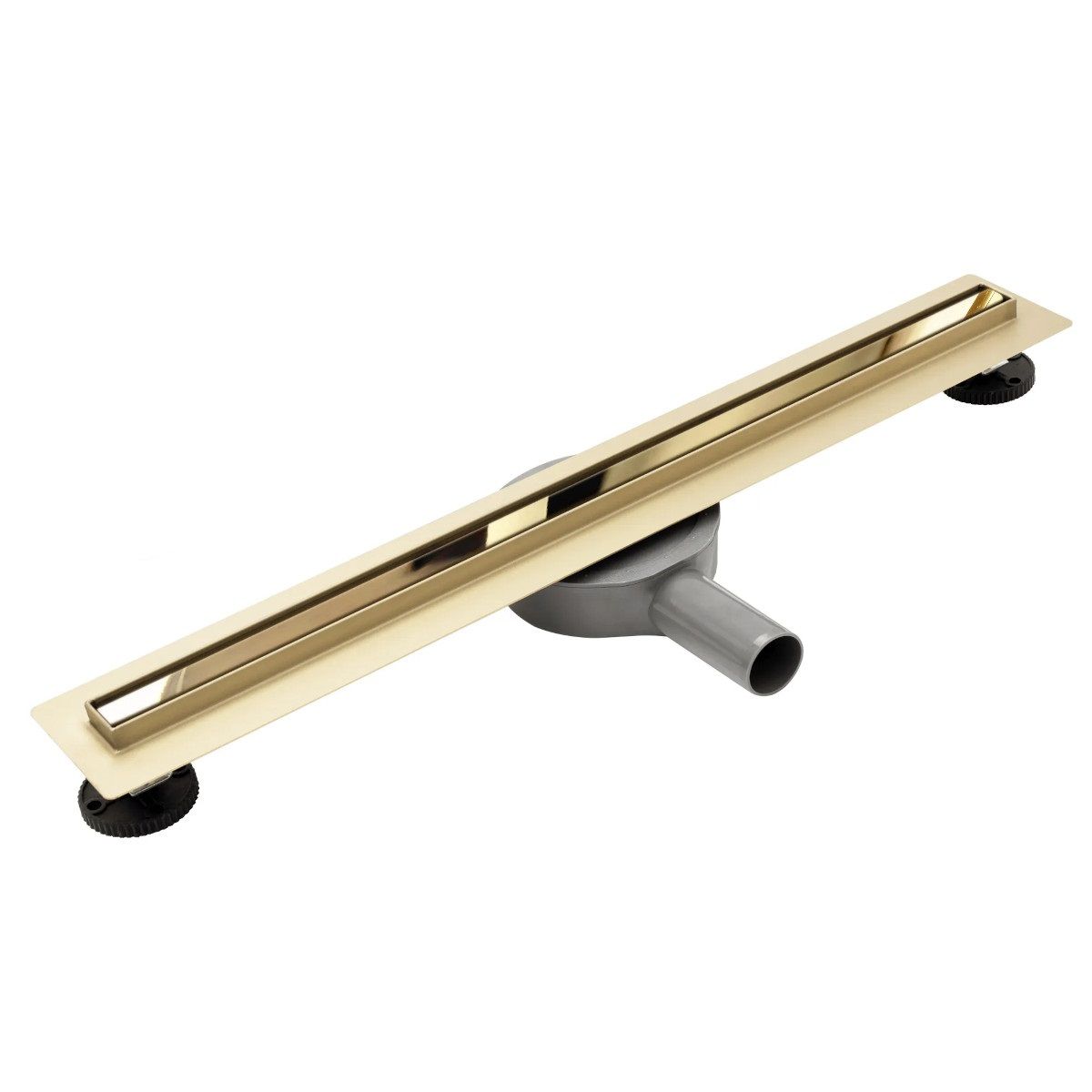 Rigola scurgere dus, REA-Neo Slim Mirror Gold Pro, dimensiuni 90 si 100 cm, completa, finisaj gold