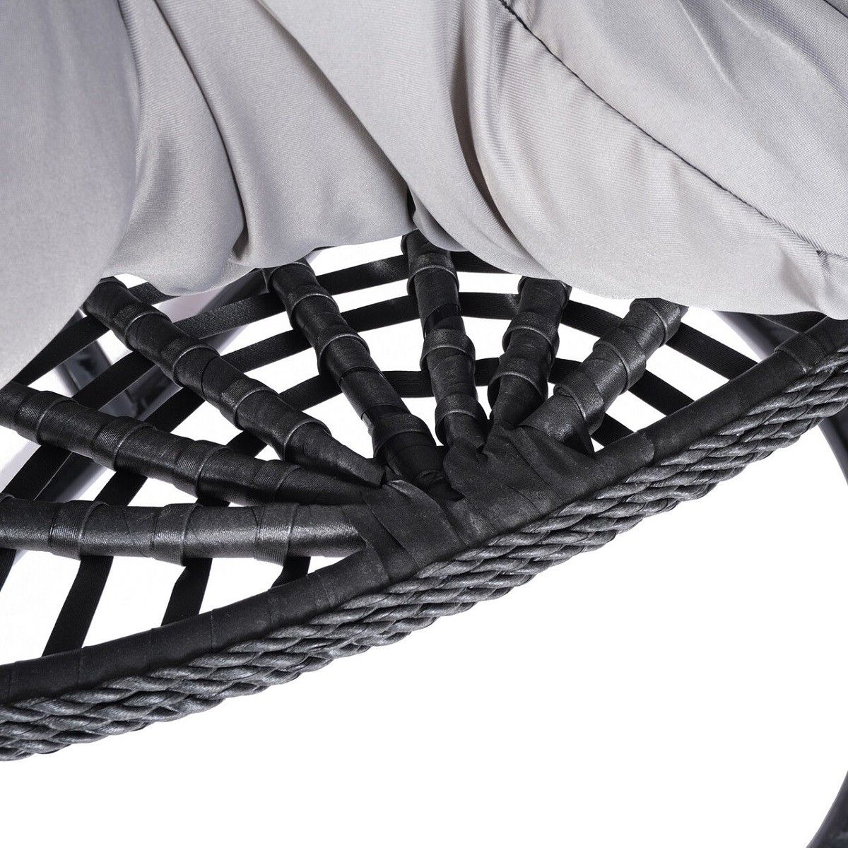 Scaun agatat. Fotoliu suspendat, Cuba Exclusivist, Curte sau Living, confortabil si modern, Gri