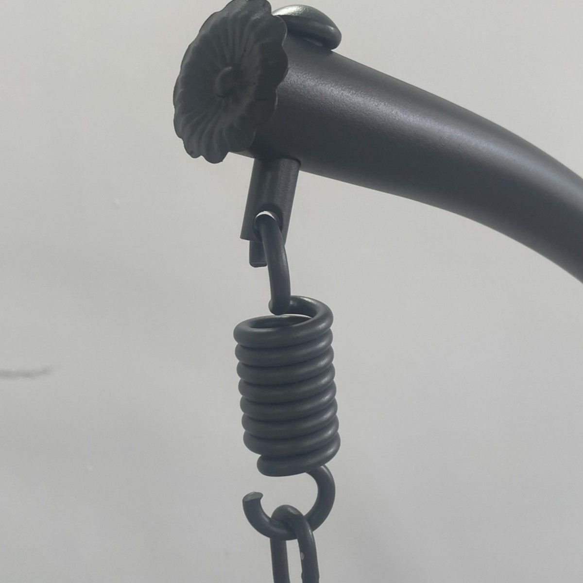 Scaun agatat, gradina sau terasa, Fotoliu suspendat de relaxare, California Black XL