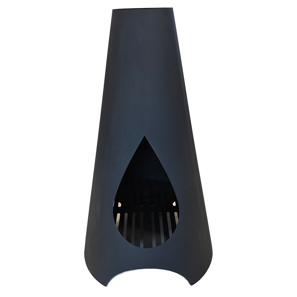Semineu, Vatra de foc, Negru, inaltime 120 cm, otel corten de 1.5 mm, Hades