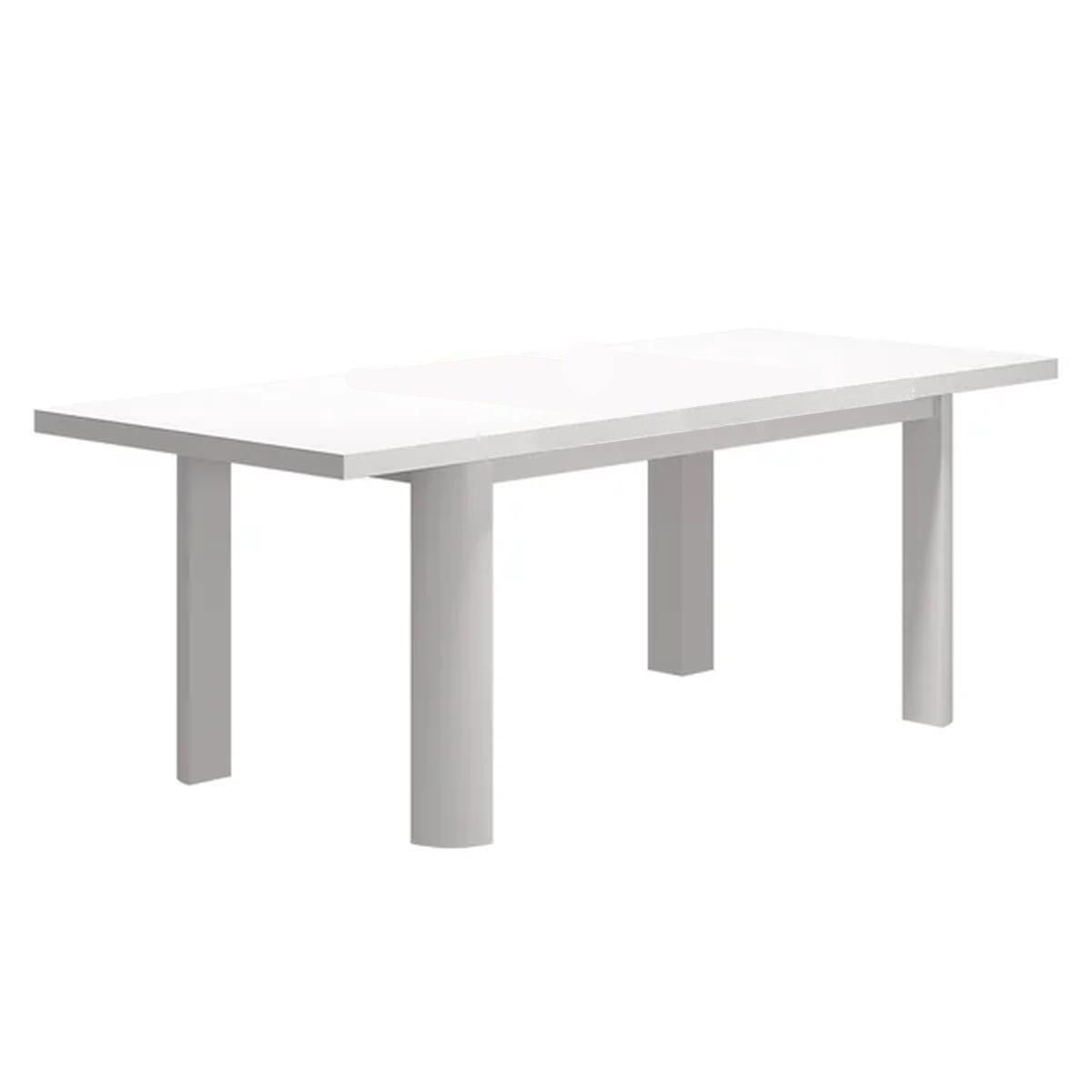 Set mobilier terasa gradina, masa din aluminiu si lemn, 8 scaune, impletitura tip funie, Torino