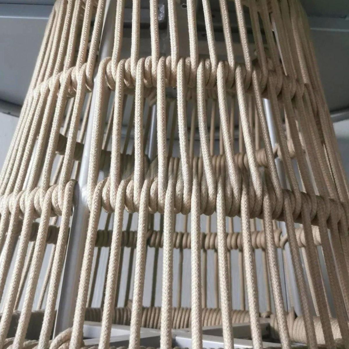Set mobilier terasa sau gradina,  masa si 4 scaune, cadru aluminiu si impletitura de poliratan, June