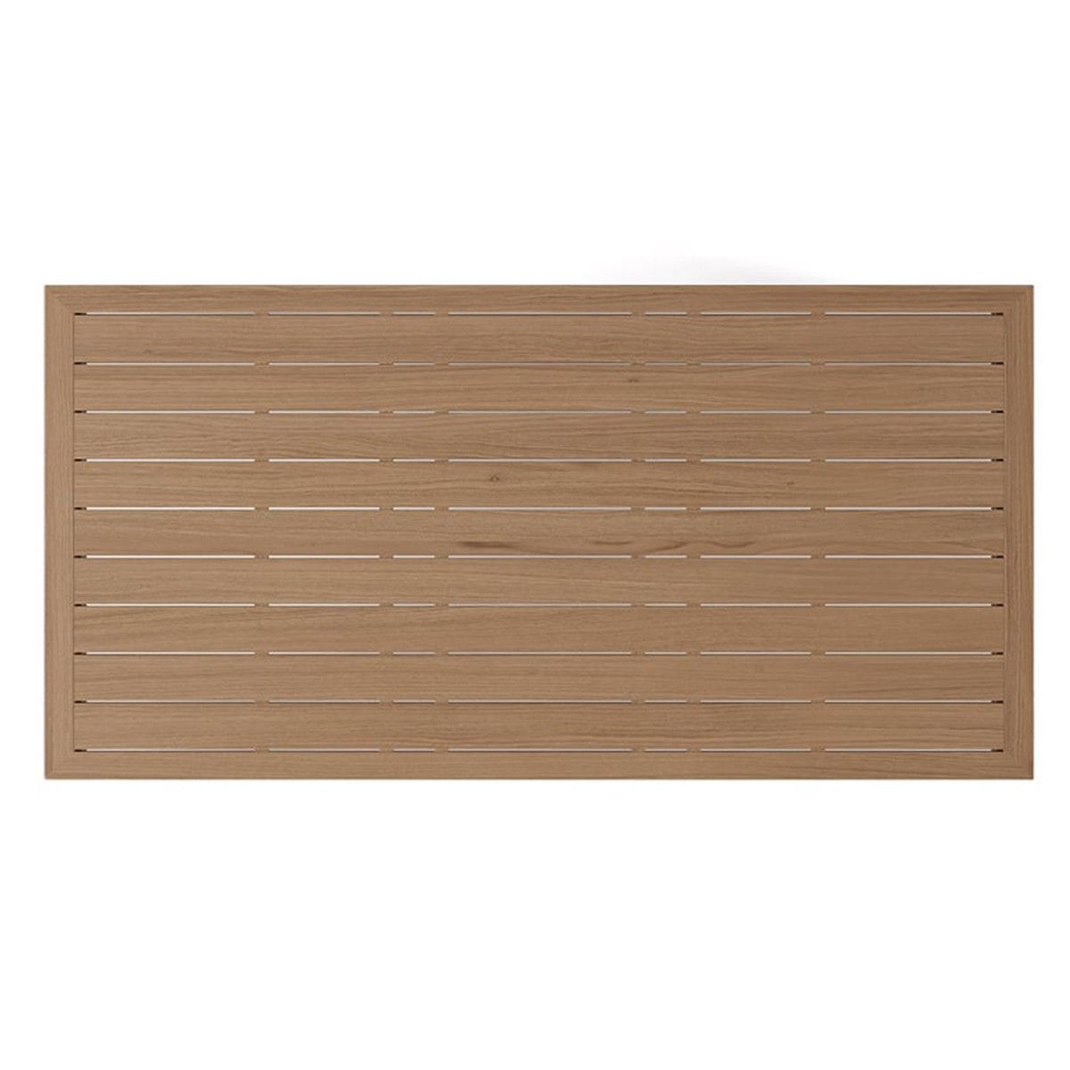 Set mobilier, terasa sau gradina, masa 150 cm + 6 scaune, lemn de Tec, impletitura tip funie, perne incluse, Gardenia
