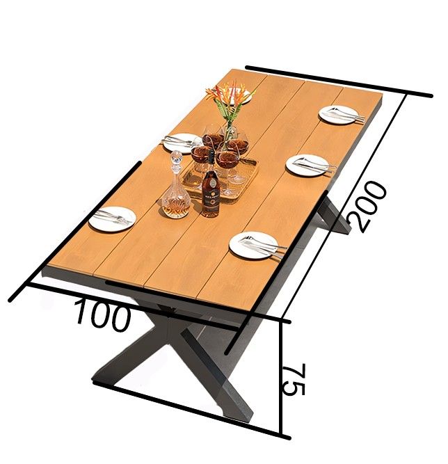 Set mobilier de 8 persoane, gradina sau terasa, aluminiu dark grey, masa 200 cm + 8 scaune cu impletitura tip funie verde, Zen