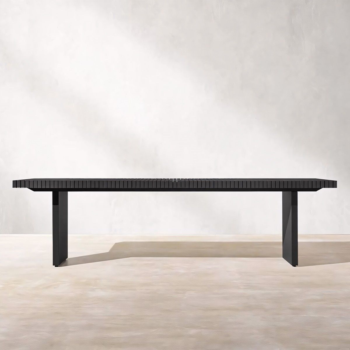 Set mobilier de 8 persoane, terasa sau gradina, aluminiu, masa 213x100 cm + 8 scaune,  tesatura 100% Olefin, Mykonos