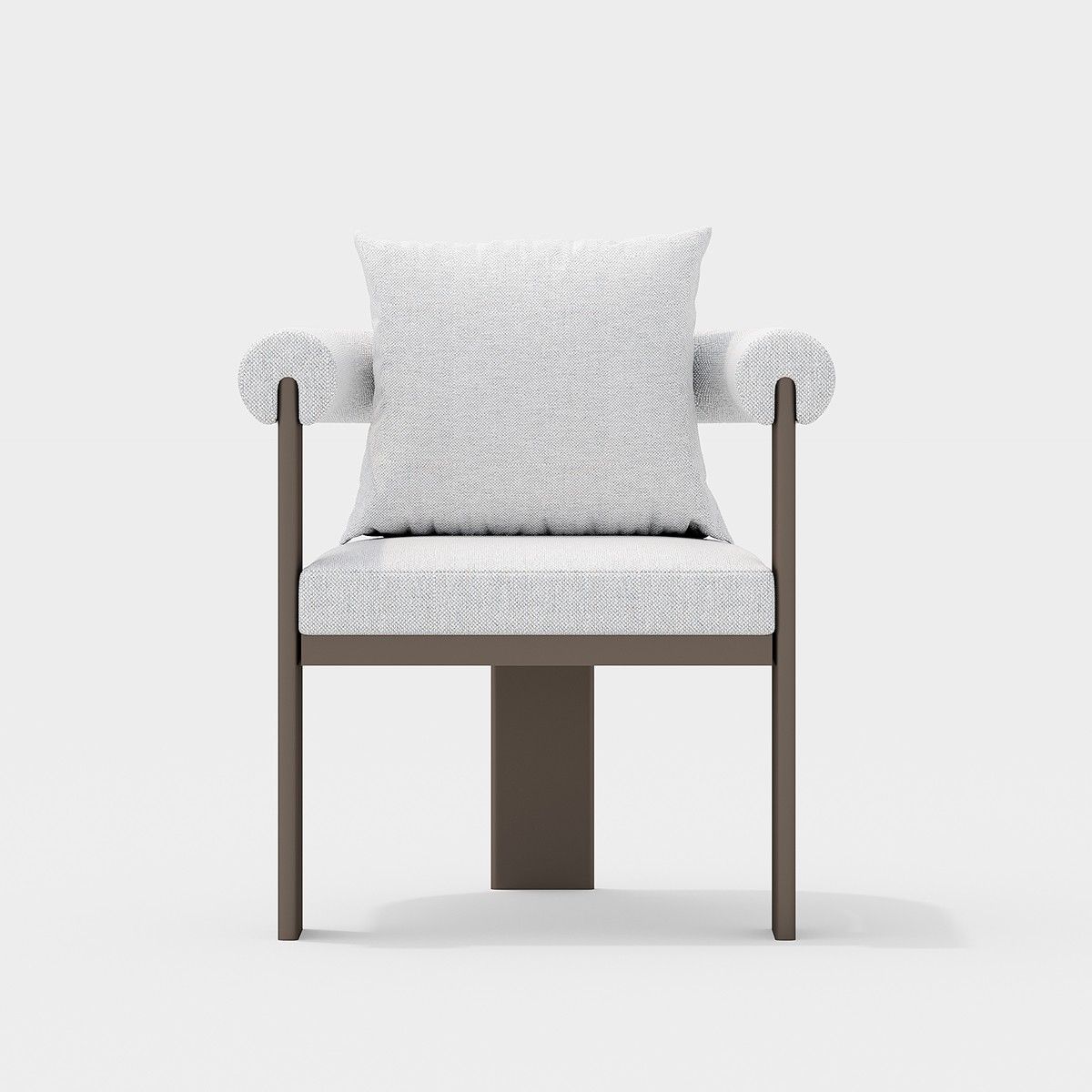 Set mobilier de 6 persoane, gradina sau terasa, aluminiu, masa 214x102 cm + 6 scaune, tesatura 100% Olefin, Bora Bora