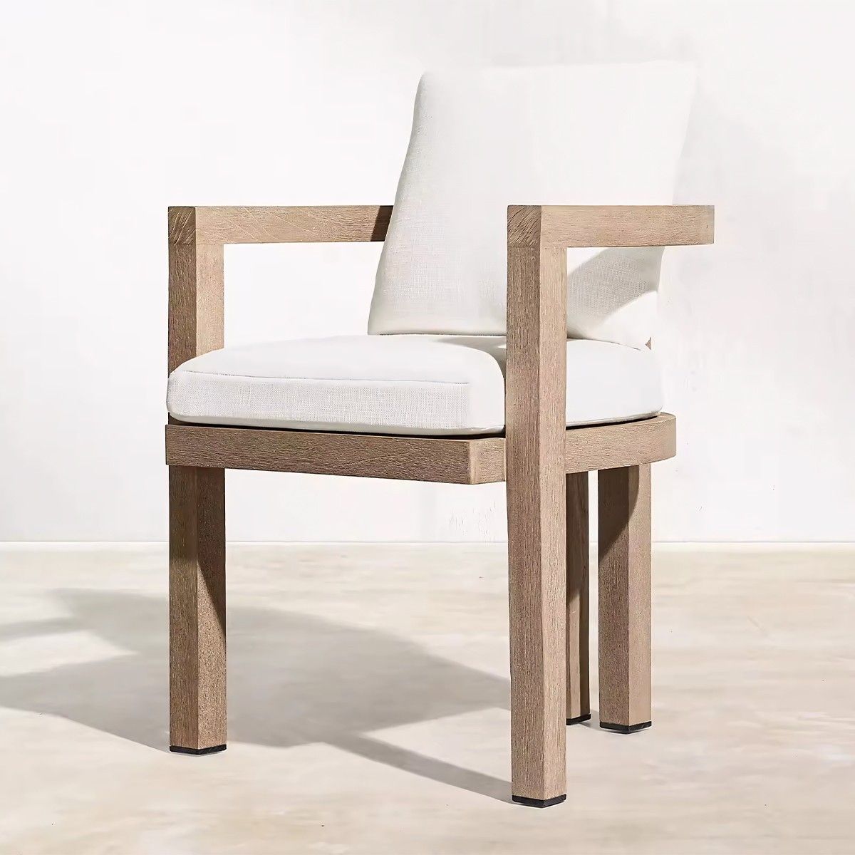 Set mobilier, terasa sau gradina, masa mare si 8 scaune, lemn de Tec integral, perne incluse, Primavera