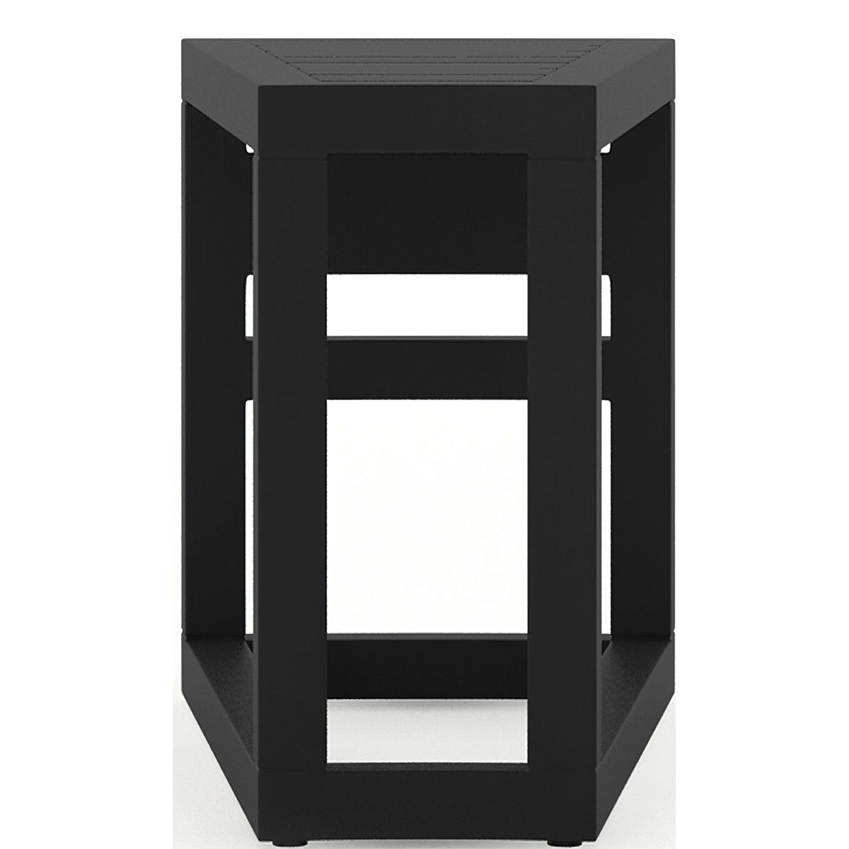 Set Mobilier Rotund terasa sau gradina, Cadru Aluminiu, 7 Piese, Dark Grey, Perne Incluse Crem, Coral