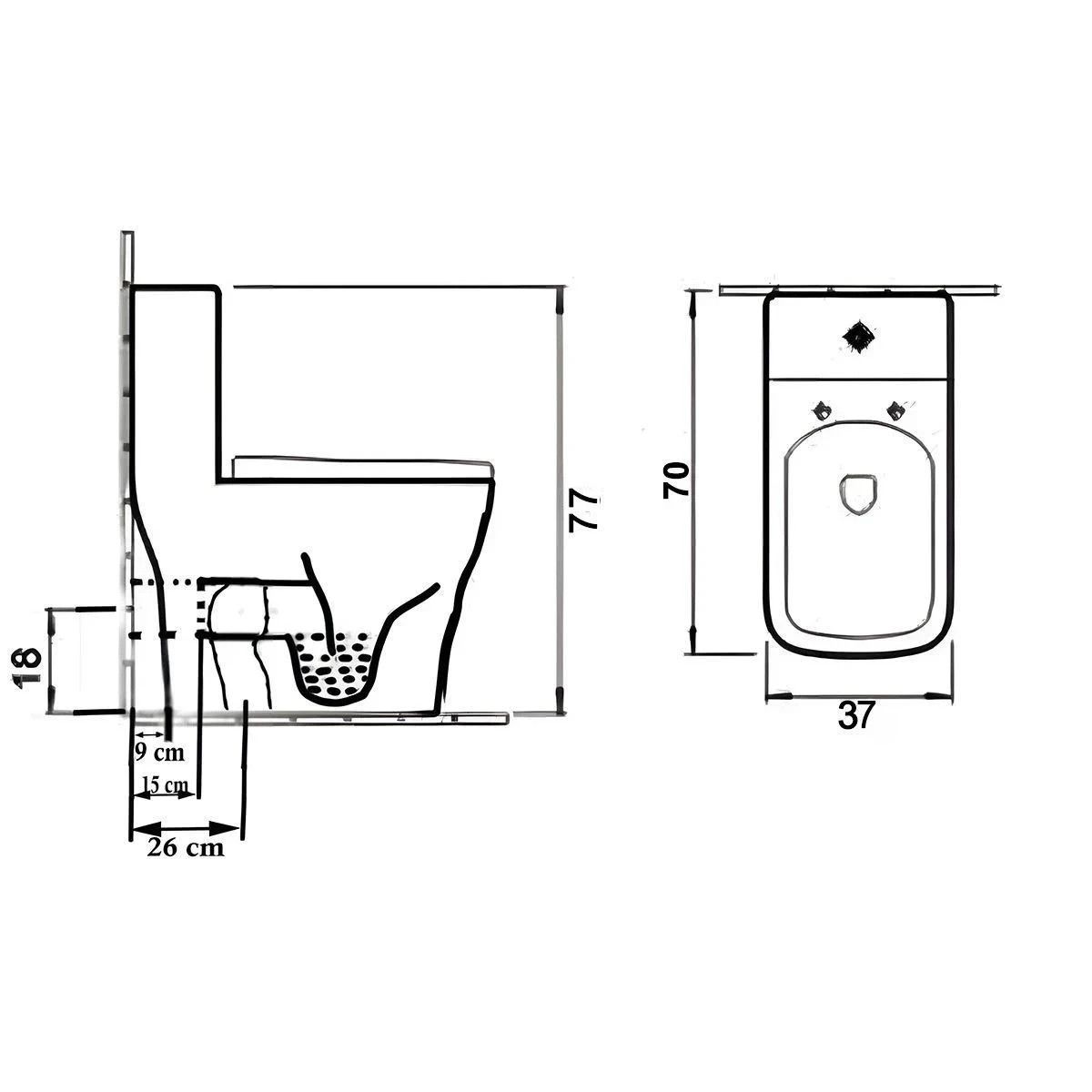 Set vas WC, lavoar stativ Lazio Marble Rimless, Alb, montaj pe podea, rezervor inclus, gaura de baterie, capac soft-close