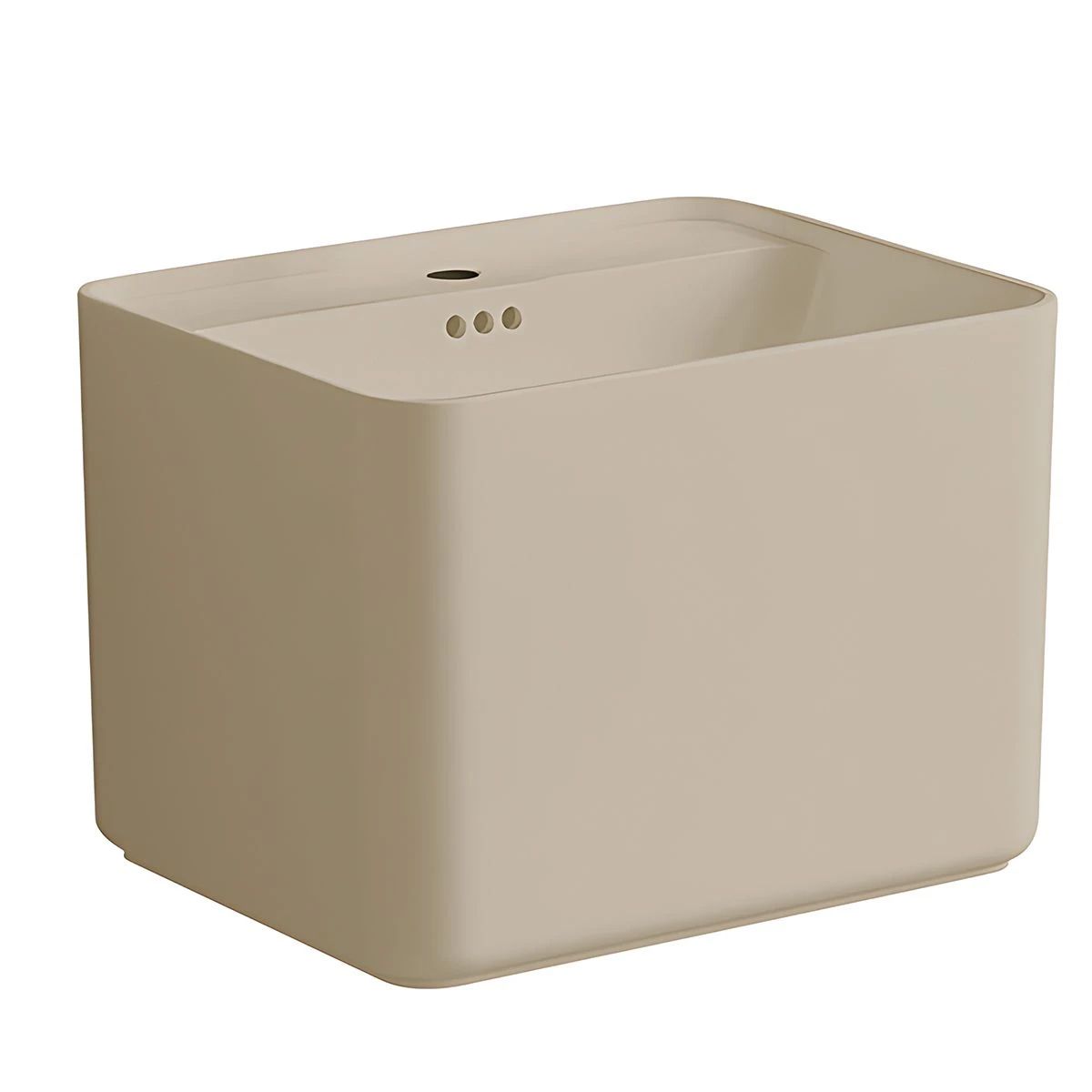 Set vas wc si lavoar, Jasmine Mat, Power Color, 51x35-50x40 cm, montaj suspendat si pe blat, capac duroplast, Alfonso