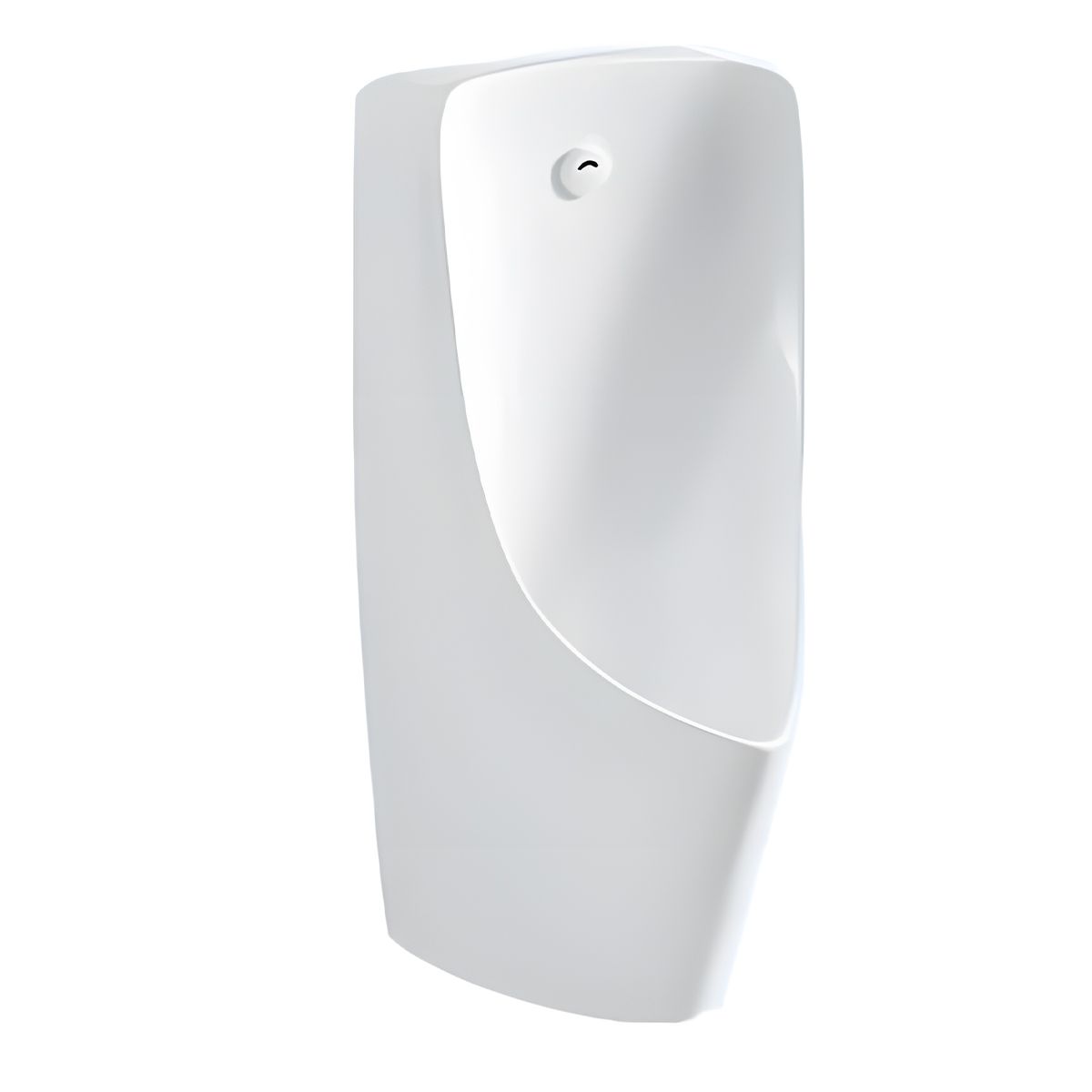 Urinal cu senzor integrat, scurgere in perete sau in podea, 35x38x75 cm, Alb Lucios, Lavino
