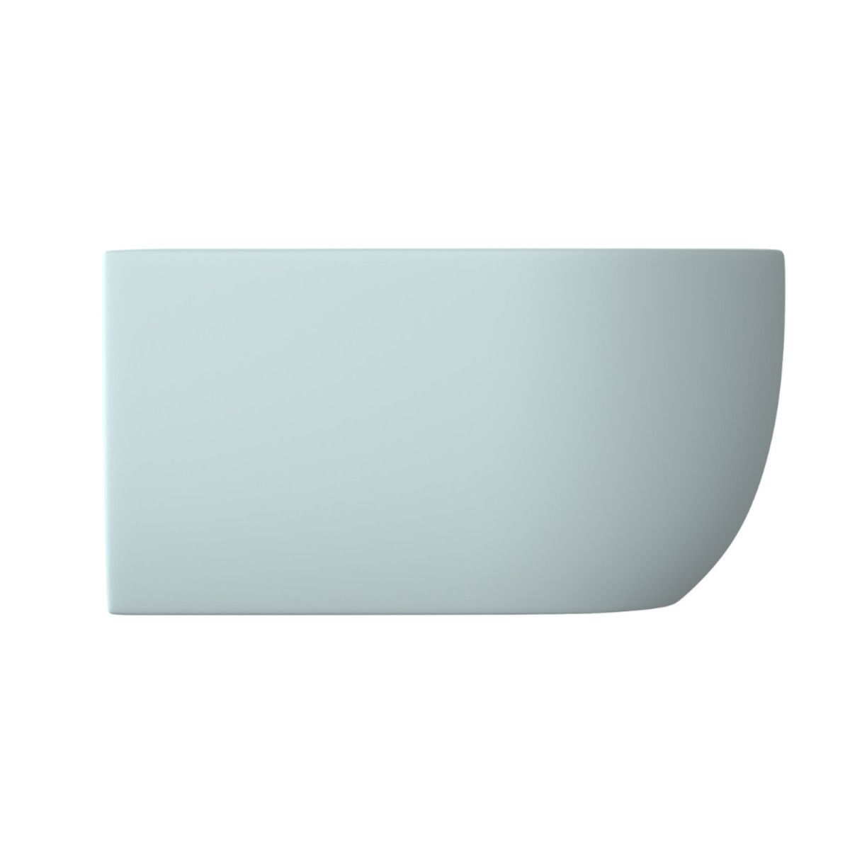Vas bideu EGO Michael, 49x36 cm, Albastru, Power Colour,  semi-mat, montaj suspendat, cu preaplin