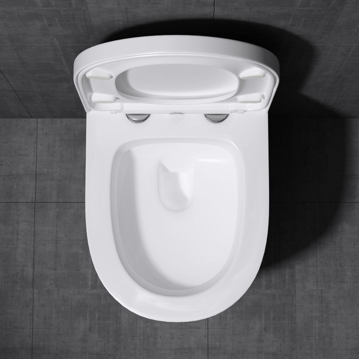 Vas Wc EGO-106, suspendat, capac Duroplast inclus