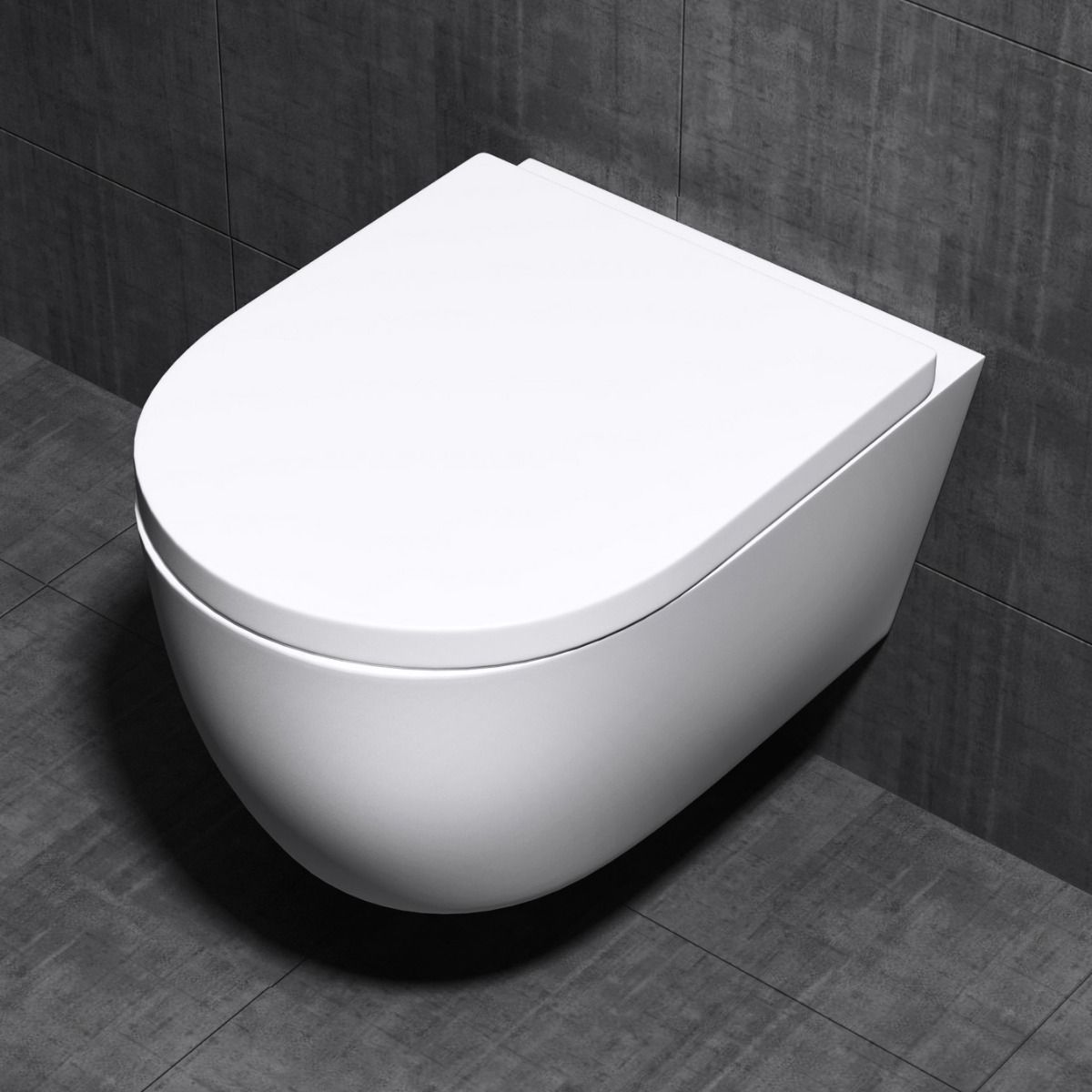 Vas Wc EGO-106, suspendat, capac Duroplast inclus