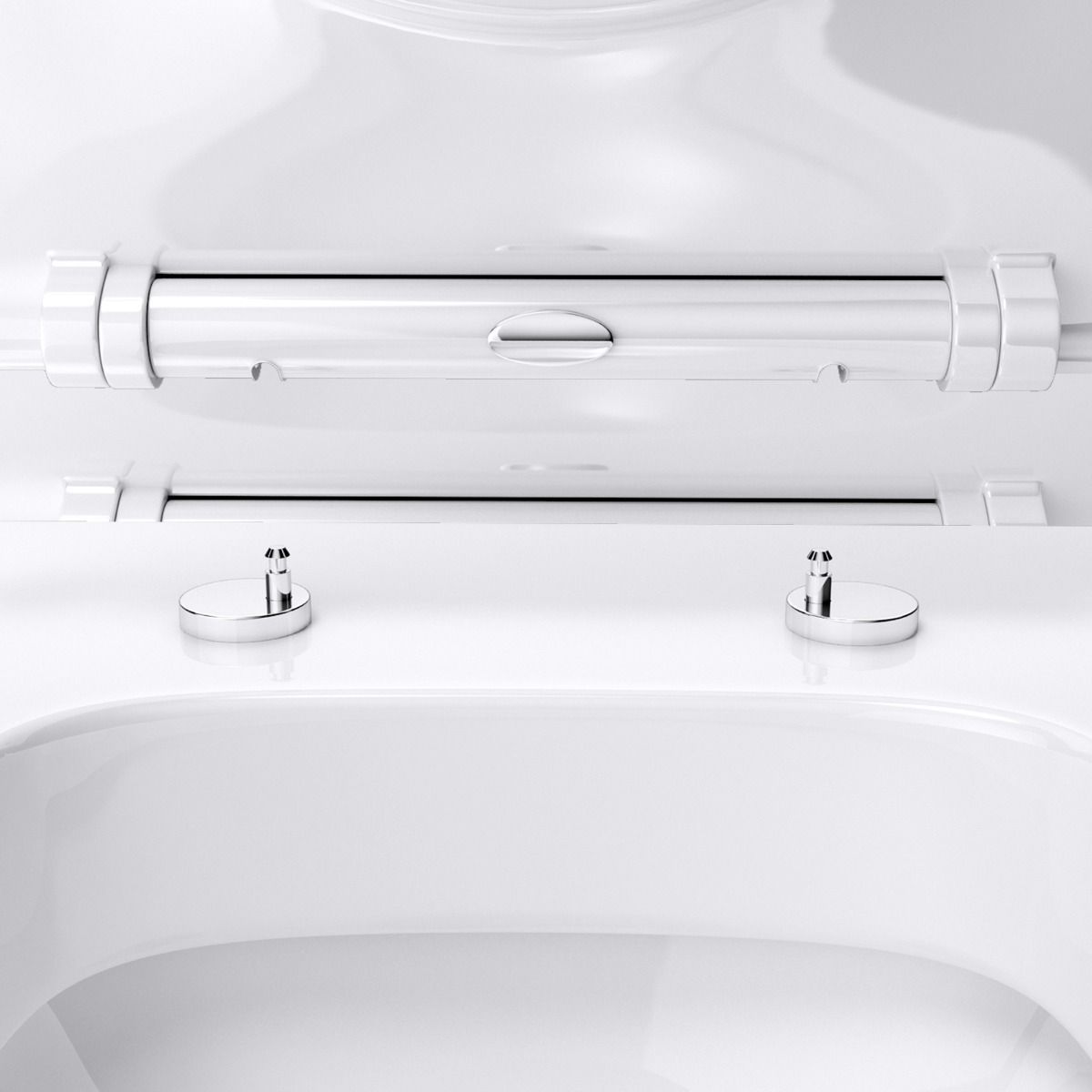 Vas wc EGO-304T, pe podea, capac Silent Close, ceramica sanitara
