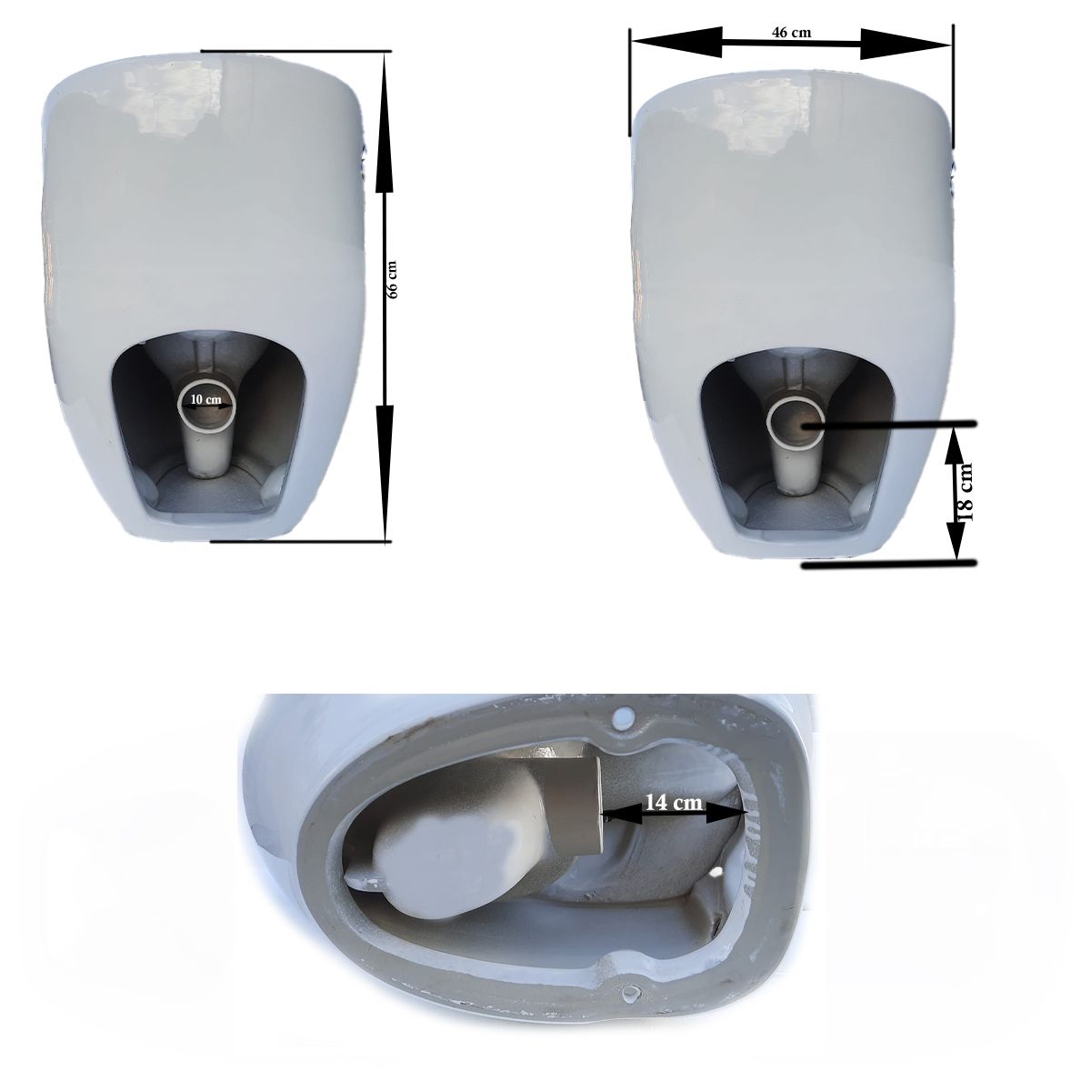 Vas WC Santa Rimless, 69x46 cm, rezervor incorporat, Alb, montaj podea, capac cu soft-close inclus, Royalty Line by Ego