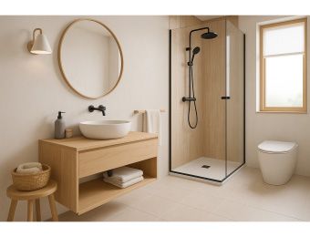 Baia scandinava: minimalism, lumina si functionalitate care cuceresc