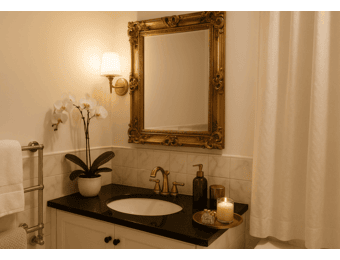 Glam in baie: cum obtii un decor sofisticat fara efort Glam in baie: cum obtii un decor sofisticat fara efort