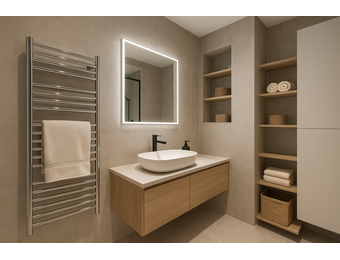 Solutia inteligenta pentru o baie mereu calda si bine organizata Solutia inteligenta pentru o baie mereu calda si bine organizata